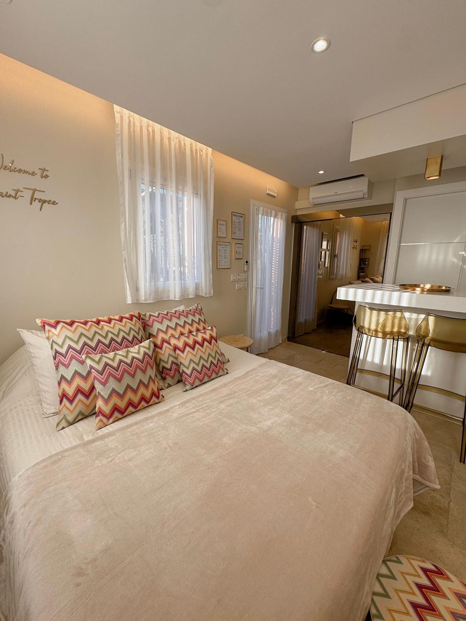 Studio Climatise, Terrasse, Parking Prive, 50M De La Plage Saint-Tropez Zewnętrze zdjęcie