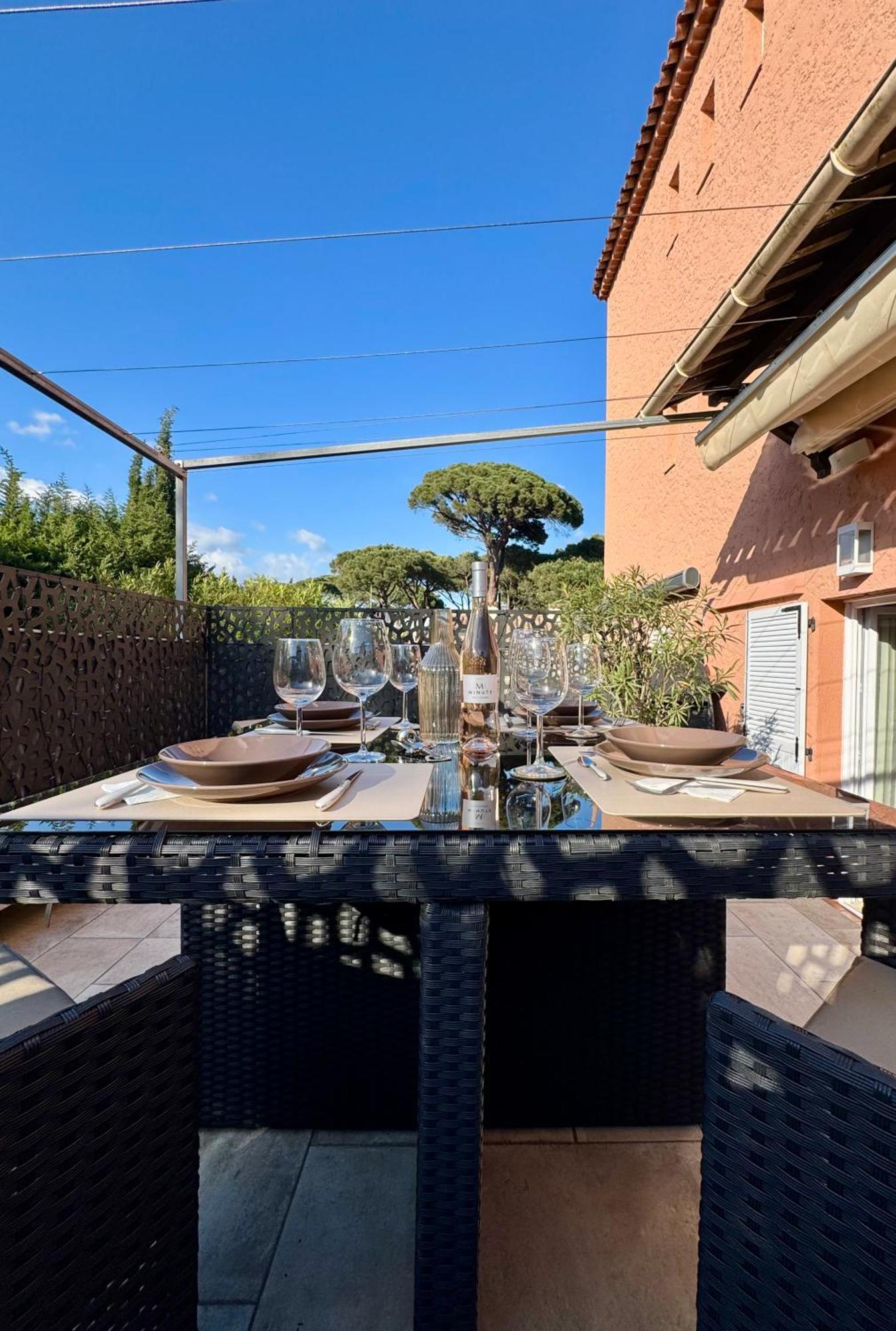 Studio Climatise, Terrasse, Parking Prive, 50M De La Plage Saint-Tropez Zewnętrze zdjęcie